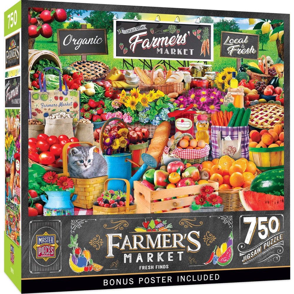 Farmer's Market - Fresh Finds 750 Piece Jigsaw Puzzle (ONLINE ORDER ONLY)