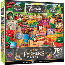 Farmer's Market - Fresh Finds 750 Piece Jigsaw Puzzle (ONLINE ORDER ONLY)