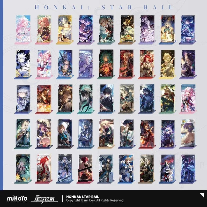 Honkai: Star Rail Light Cone Series Glitter Quicksand Acrylic Block Ornaments
