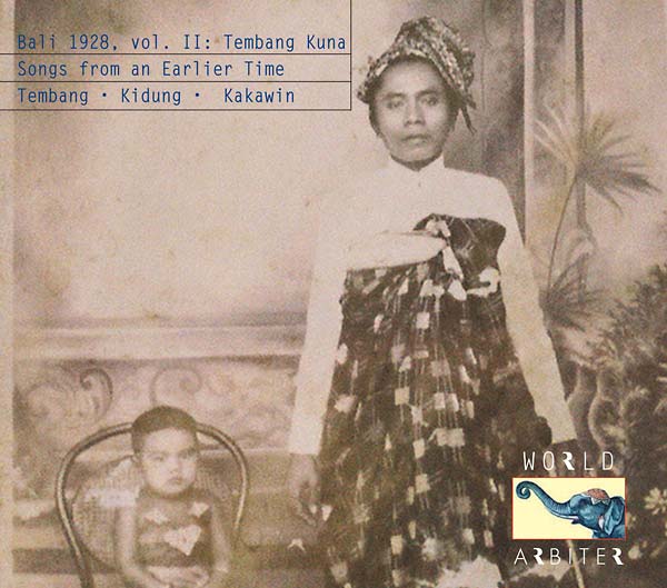 Va - Bali 1928, Vol. II Tembang Kuna: Songs from an Earlier Time [CD] (ONLINE ORDER ONLY)