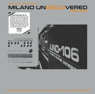 Va - Fred Ventura Presents Milano Undiscovered 1988-1992 - Unreleased [Vinyl] (ONLINE ORDER ONLY)