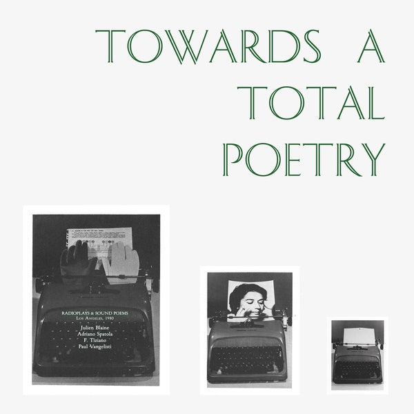 Va - Towards A Total Poetry [Vinyl] (ONLINE ORDER ONLY)