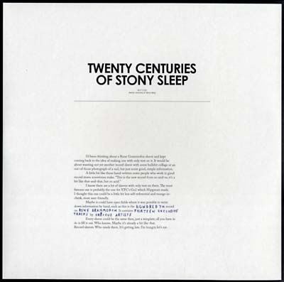 Va - Twenty Centuries Of Stony Sleep [Vinyl] (ONLINE ORDER ONLY)
