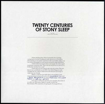 Va - Twenty Centuries Of Stony Sleep [Vinyl] (ONLINE ORDER ONLY)