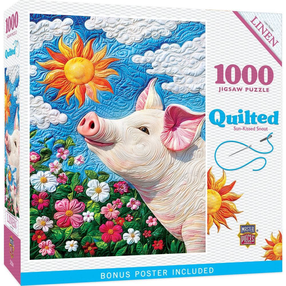 Quilted - Sun-Kissed Snout 1000 Piece Jigsaw Puzzle (ONLINE ORDER ONLY)