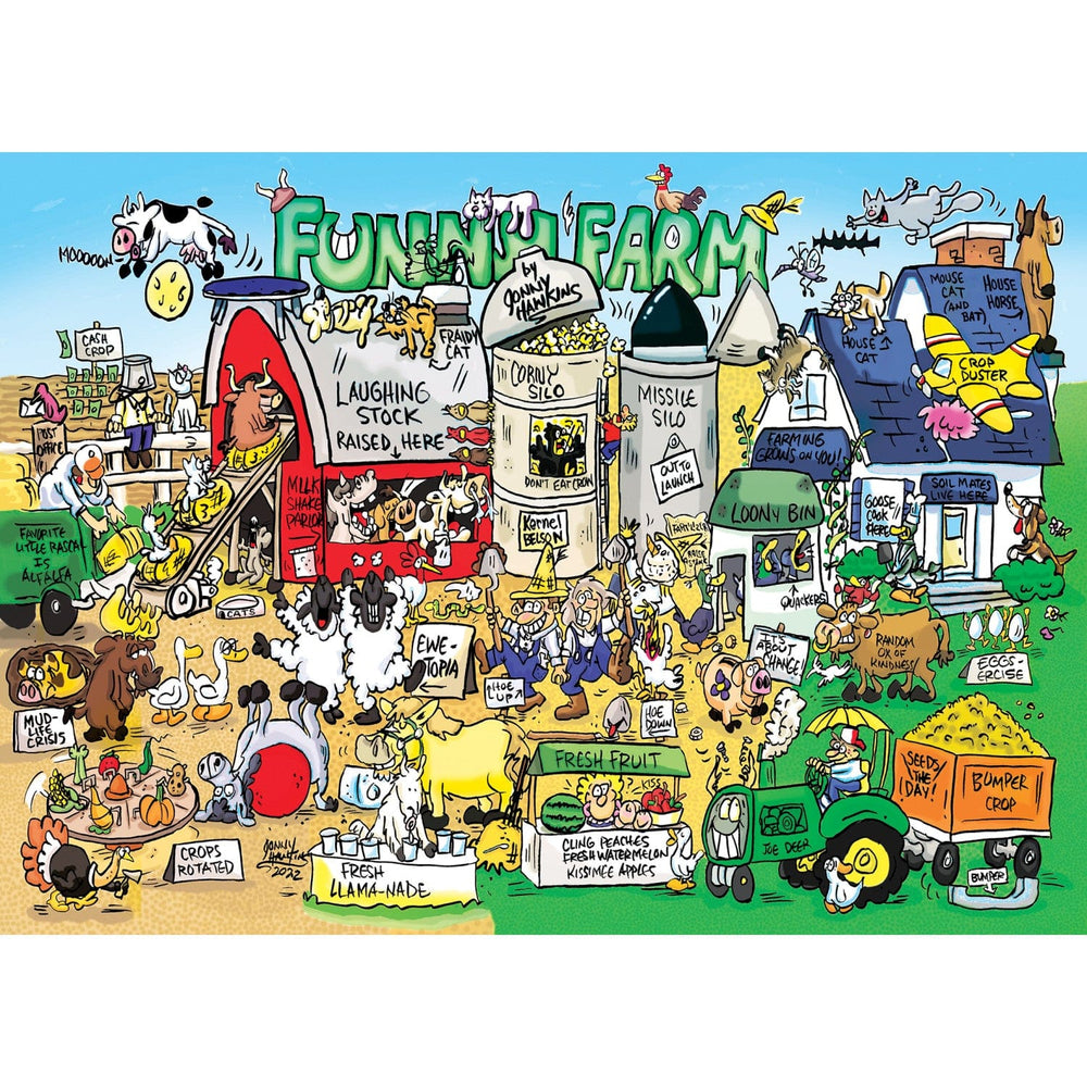 Funny Farm 1000 Piece Jigsaw Puzzle