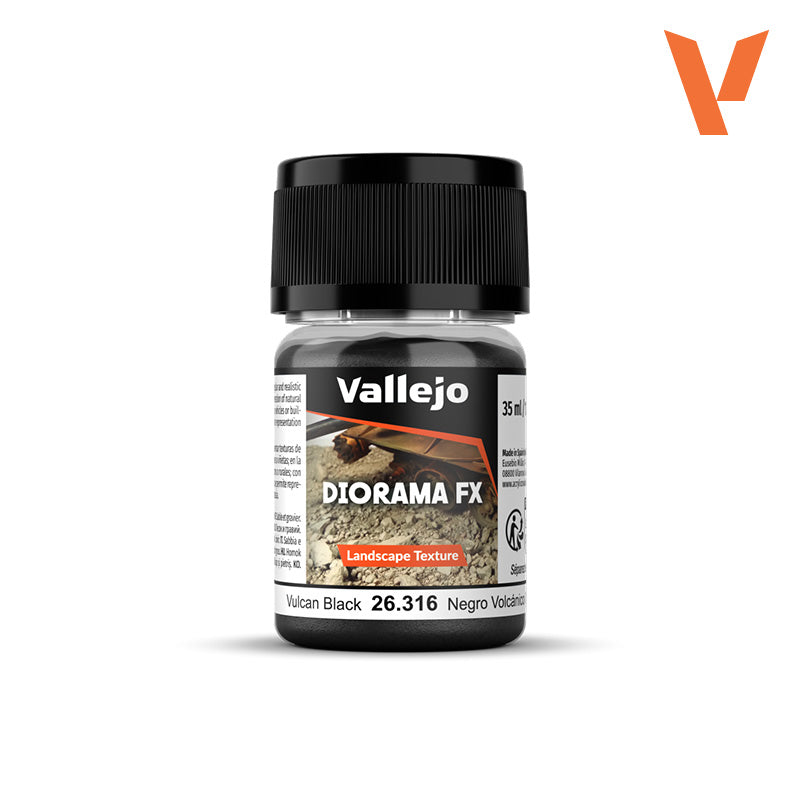 Diorama FX: Landscape Texture - Vulcan Black - 0.1-0.6 mm (ONLINE ORDER ONLY)