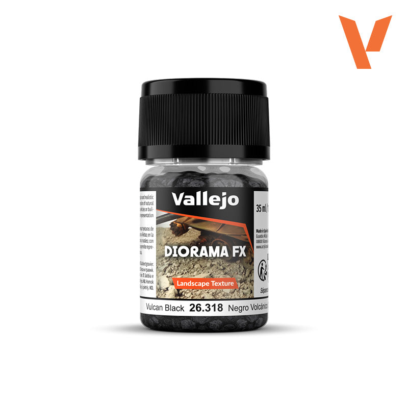 Diorama FX: Landscape Texture - Vulcan Black - 2-5mm (ONLINE ORDER ONLY)