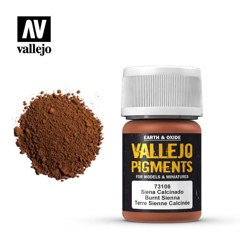 Vallejo Pigments: Burnt Sienna (ONLINE ORDER ONLY)
