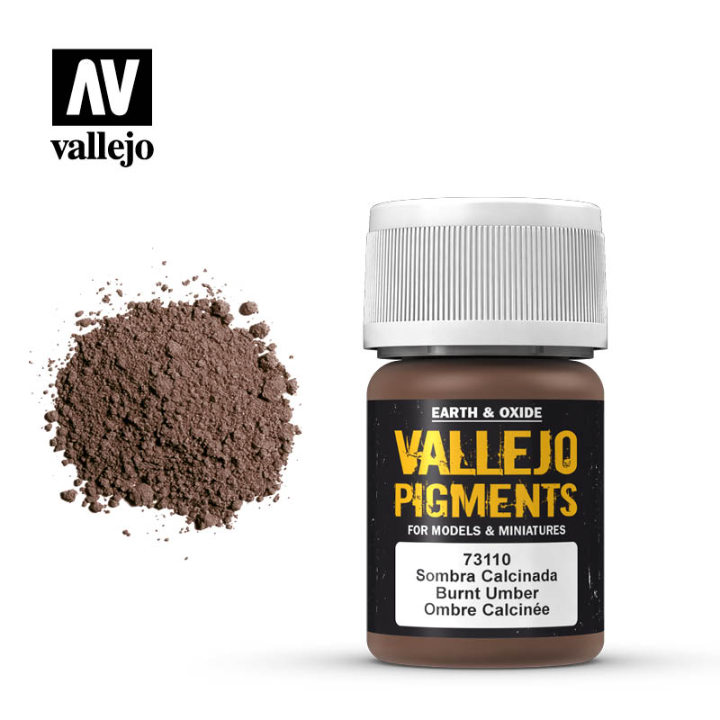 Vallejo Pigments: Burnt Umber (ONLINE ORDER ONLY)