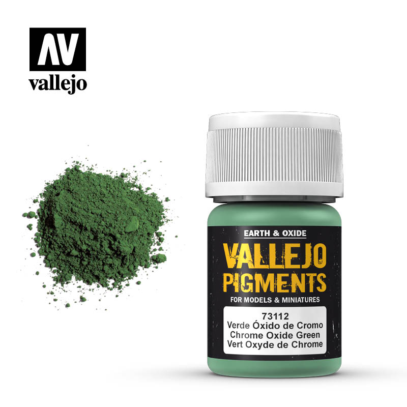 Vallejo Pigments: Chrome Oxide Green (ONLINE ORDER ONLY)