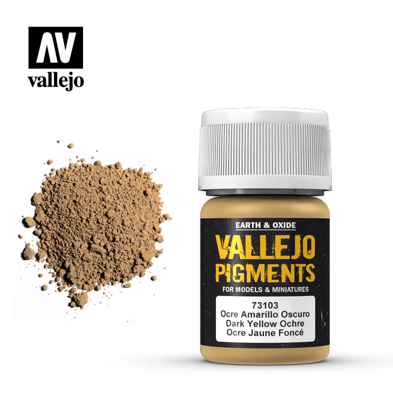 Vallejo Pigments: Dark Yellow Ocre (ONLINE ORDER ONLY)
