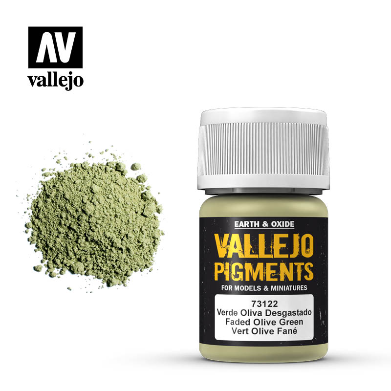 Vallejo Pigments: Faded Olive Green (ONLINE ORDER ONLY)