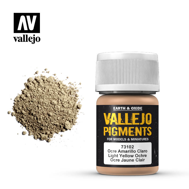 Vallejo Pigments: Light Yellow Ocre (ONLINE ORDER ONLY)