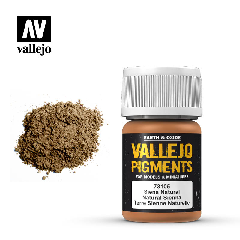 Vallejo Pigments: Natural Sienna (ONLINE ORDER ONLY)