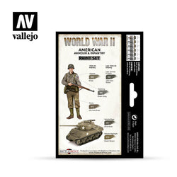 Model Color: WWII Paint Set - American Armour & Infantry (ONLINE ORDER ONLY)
