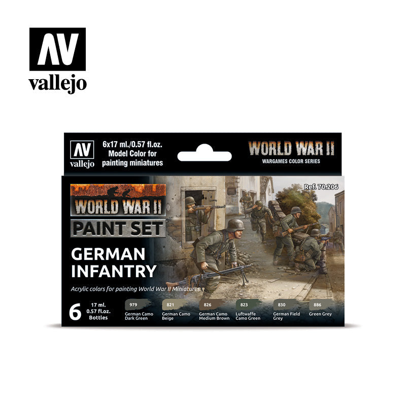 Model Color: WWII Paint Set - German Infantry (ONLINE ORDER ONLY)