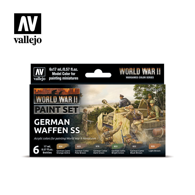 Model Color: WWII Paint Set - German Waffen SS (ONLINE ORDER ONLY)