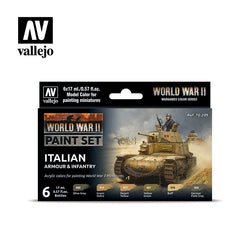 Model Color: WWII Paint Set - Italian Armour & Infantry (ONLINE ORDER ONLY)