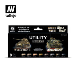 Model Color: Utility Paint Set WWII & WWIII (ONLINE ORDER ONLY)