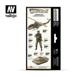 Model Color: WWIII Paint Set - American Armour & Infantry (ONLINE ORDER ONLY)