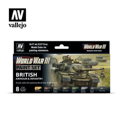 Model Color: WWIII Paint Set - British Armour & Infantry (ONLINE ORDER ONLY)