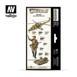 Model Color: WWIII Paint Set - Soviet Armour & Infantry (ONLINE ORDER ONLY)