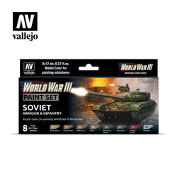 Model Color: WWIII Paint Set - Soviet Armour & Infantry (ONLINE ORDER ONLY)