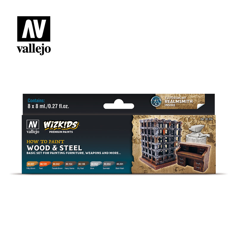 Wizkids Premium Paints: How to Paint Wood & Steel (ONLINE ORDER ONLY)