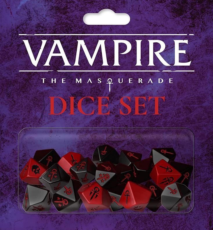 Vampire the Masquerade Dice Set (Online Only)