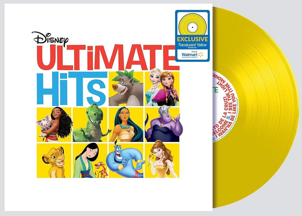 Disney Ultimate Hits (Limited Edition, Translucent Yellow Colored Vinyl) [Vinyl] (ONLINE ORDER ONLY)