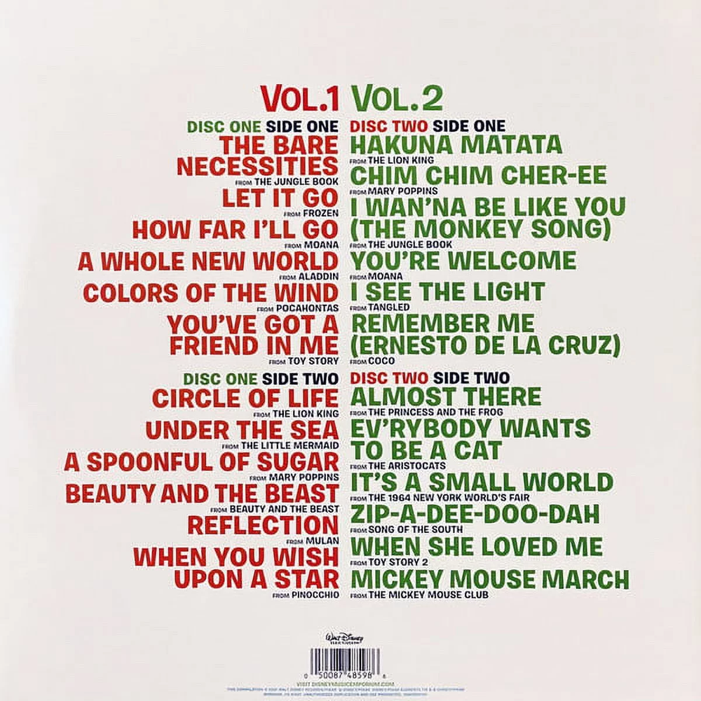 Various Artists - Disney Ultimate Hits Vol.1 & 2 (Limited Edition, Green & Blue Vinyl) (2 Lp's) [Vinyl] (ONLINE ORDER ONLY)