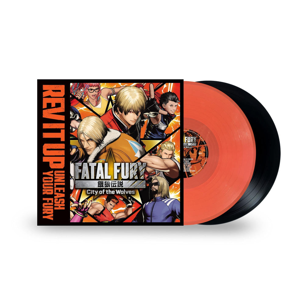 Fatal Fury: City Of The Wolves (Indie Exclusive) (Original Video Game Soundtrack) [Red & Black Vinyl] [2LP] [Vinyl] (ONLINE ORDER ONLY)