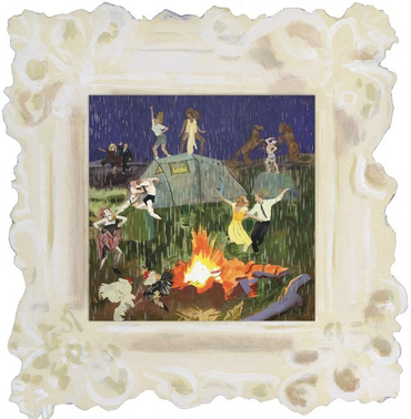Let's Go Dancing: Said The Falling Rain To The Open Flame (Limited Edition, Translucent Orange Colored Vinyl) [Vinyl] (ONLINE ORDER ONLY)
