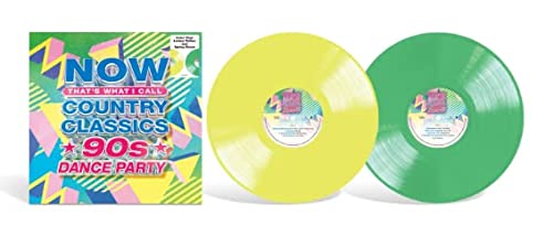 Various Artists - NOW Country Classics: 90’s Dance Party [Lemon & Spring Green 2 LP] [Vinyl] (ONLINE ORDER ONLY)