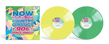 Various Artists - NOW Country Classics: 90’s Dance Party [Lemon & Spring Green 2 LP] [Vinyl] (ONLINE ORDER ONLY)