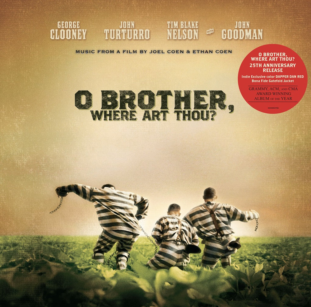 O BrotherWhere Art Thou? (Indie Exclusive) (Original Motion Picture Soundtrack) (25Th Anniversary) [Dapper Dan Red 2LP] [Vinyl] (ONLINE ORDER ONLY)