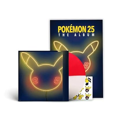 Various Artists - Pokemon 25: The Album (Limited Edition, Two-Tone Vinyl, Poster) [Vinyl] (ONLINE ORDER ONLY)