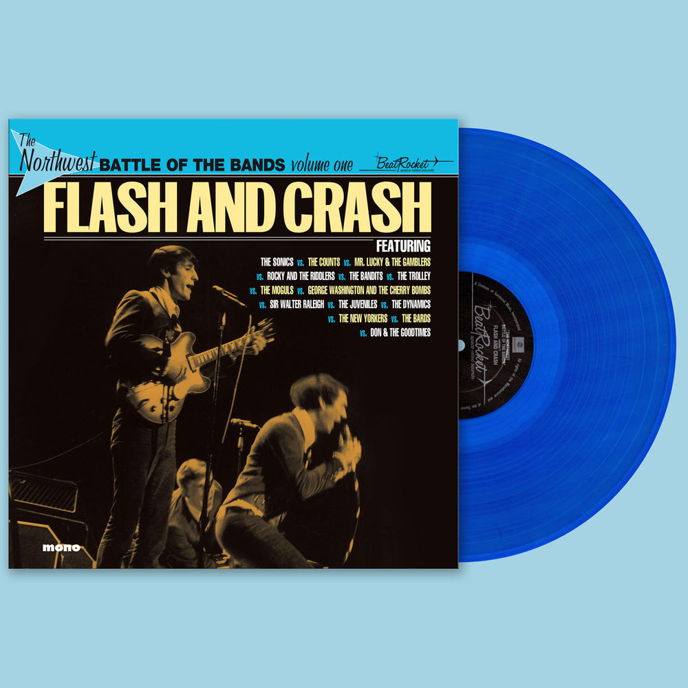Various Artists - The Northwest Battle Of The Bands Vol. 1: Flash And Crash (BLUE VINYL) [Vinyl] (ONLINE ORDER ONLY)