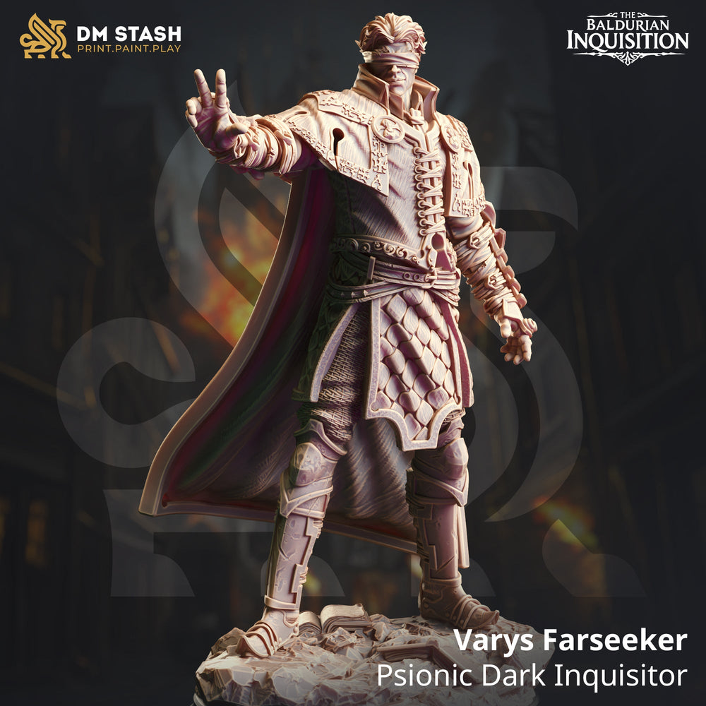 Varys Farseeker, Psionic Dark Inquisitor (Male Half-Elf Clairvoyant) (Online Order Only)