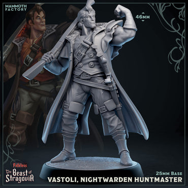 Vastoli, Nightwarden Huntmaster (Male Human Ranger) (Online Order Only)