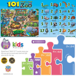 101 Things to Spot at the Zoo - 101 Piece Jigsaw Puzzle (ONLINE ORDER ONLY)