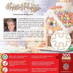 Happy Holidays - Christmas Cookies 300 Piece EZ Grip Jigsaw Puzzle (ONLINE ORDER ONLY)