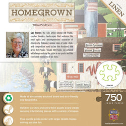 Homegrown - Willow Pond Farm 750 Piece Jigsaw Puzzle (ONLINE ORDER ONLY)
