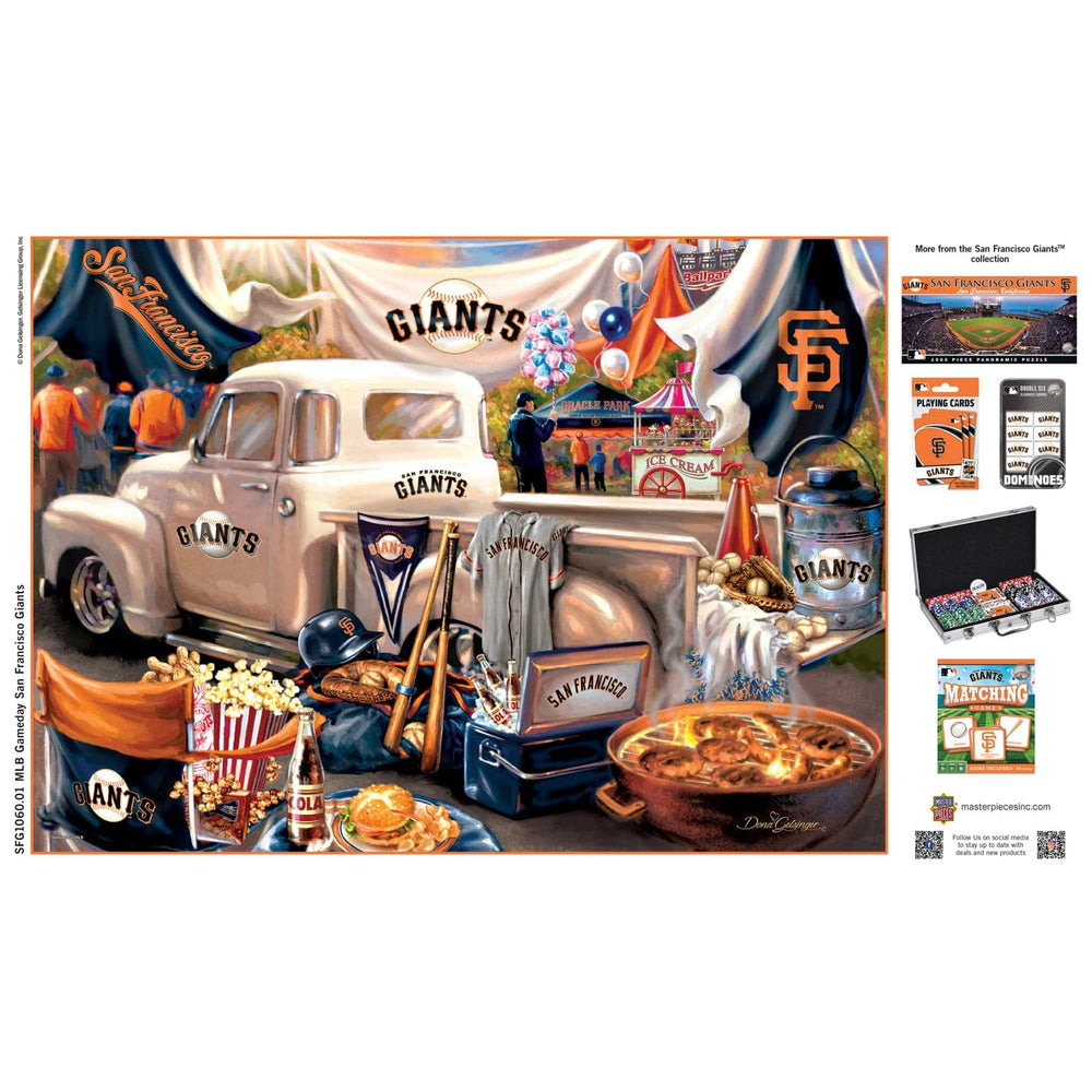 San Francisco Giants - Gameday 1000 Piece Jigsaw Puzzle (ONLINE ORDER ONLY)