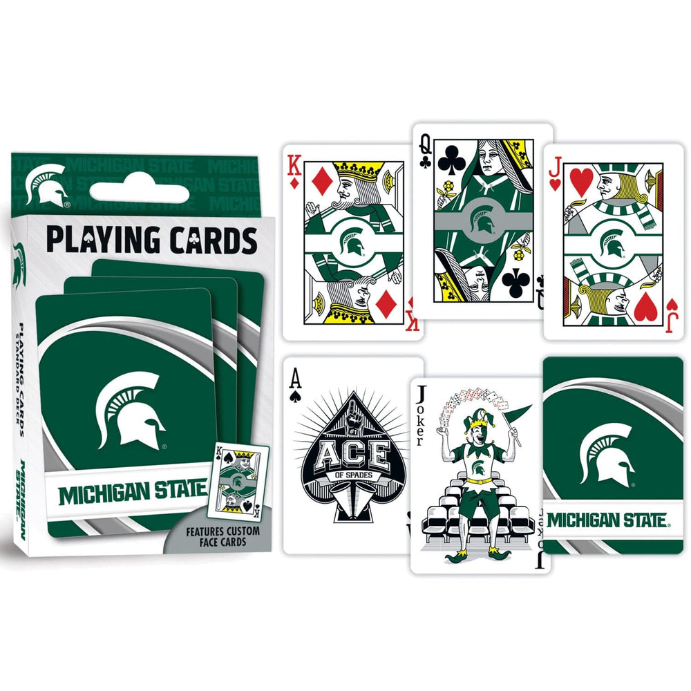 Michigan State Spartans Playing Cards - 54 Card Deck (ONLINE ORDER ONLY)