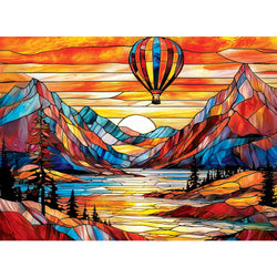 Stained Glass - 500 Piece Jigsaw Puzzles 4 Pack (ONLINE ORDER ONLY)