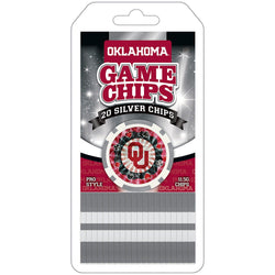 Oklahoma Sooners 20 Piece Poker Chips (ONLINE ORDER ONLY)