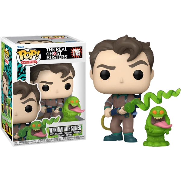 Funko POP! Movies: The Real Ghostbusters - Venkman with Slimer 1785 (ONLINE ORDER ONLY)