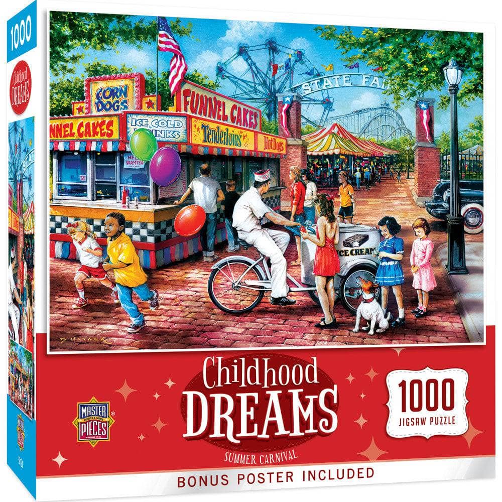 Childhood Dreams - Summer Carnival 1000 Piece Jigsaw Puzzle (ONLINE ORDER ONLY)